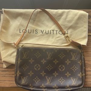 Authentic Louis Vuitton Monogram Pochette